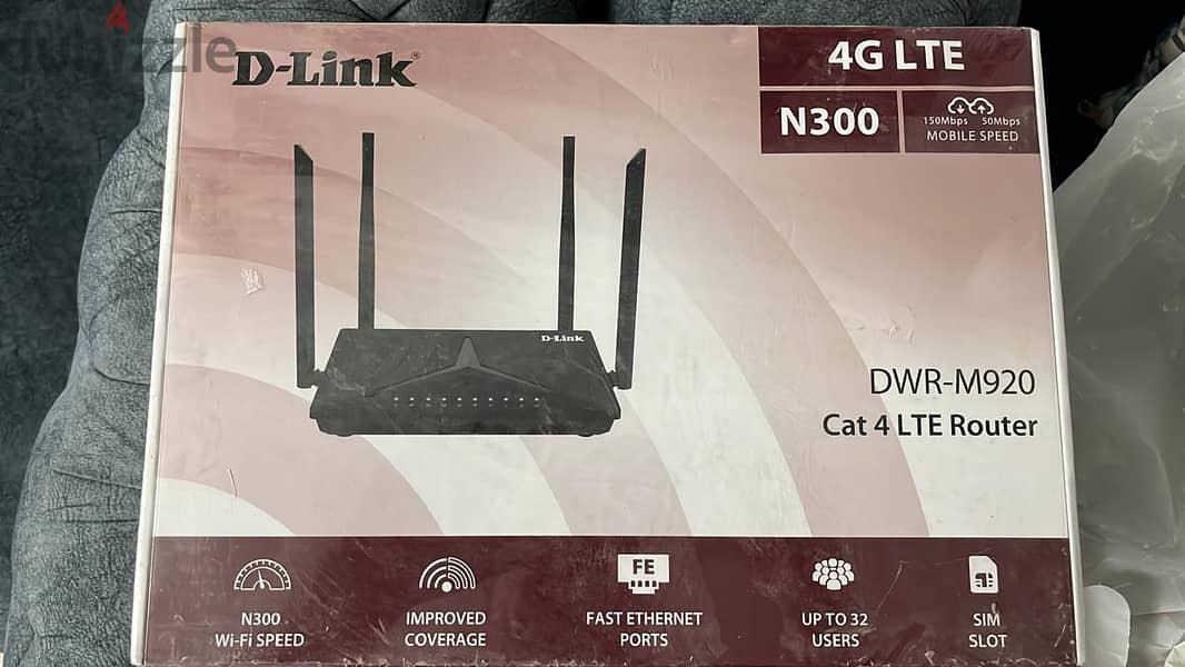 راوتر D-Link DWR-M920 4G N300 LTE 1