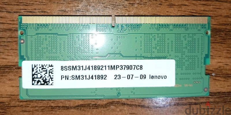 8 GB laptop RAM DDR5 5600 MHz 1