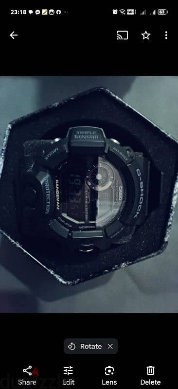 G shock GW 9400-1B original, like new without any scratches 2