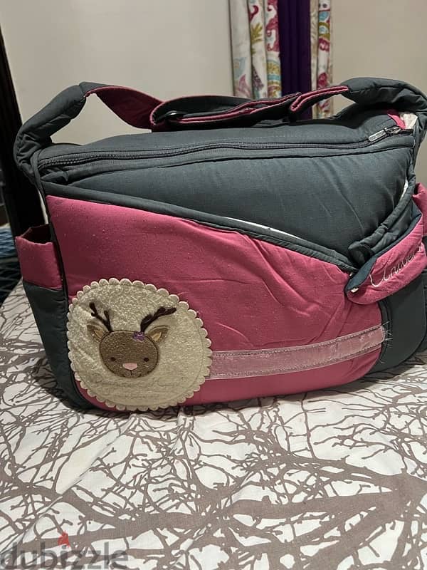 baby bag and baby carrier شنطه اطفال و بيبي كارير 2