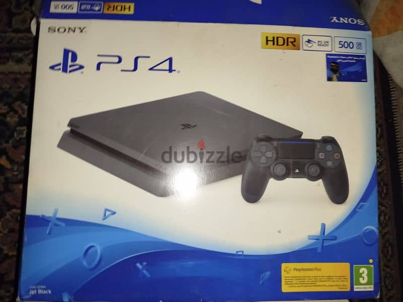 PS4 500gb معاه دراع اصلي وكل كابلاته soft 12 1