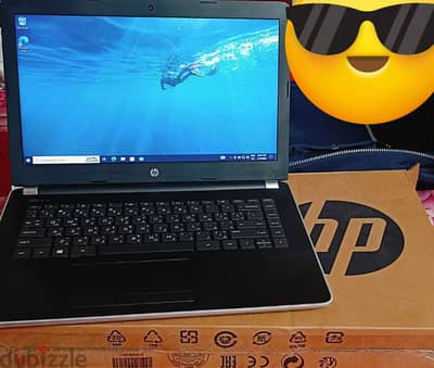 لاب توب hp 14-bs005ne بحالة ممتازة