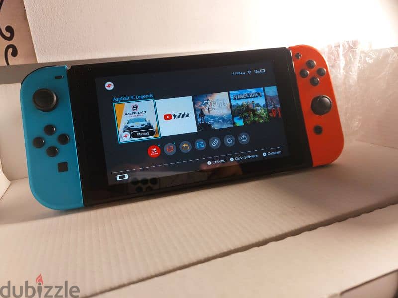 Nintendo switch with purchased games 1