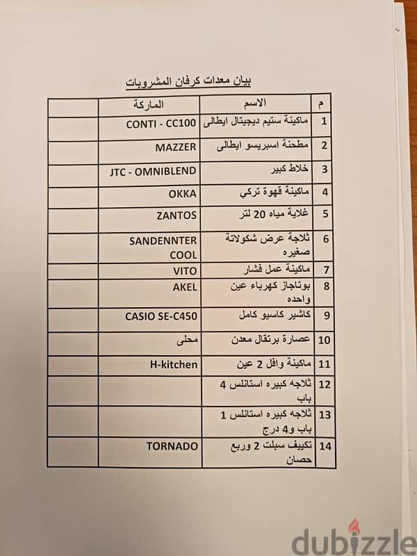 عربة مشروبات ومأكولات ، كرفان متحرك 5