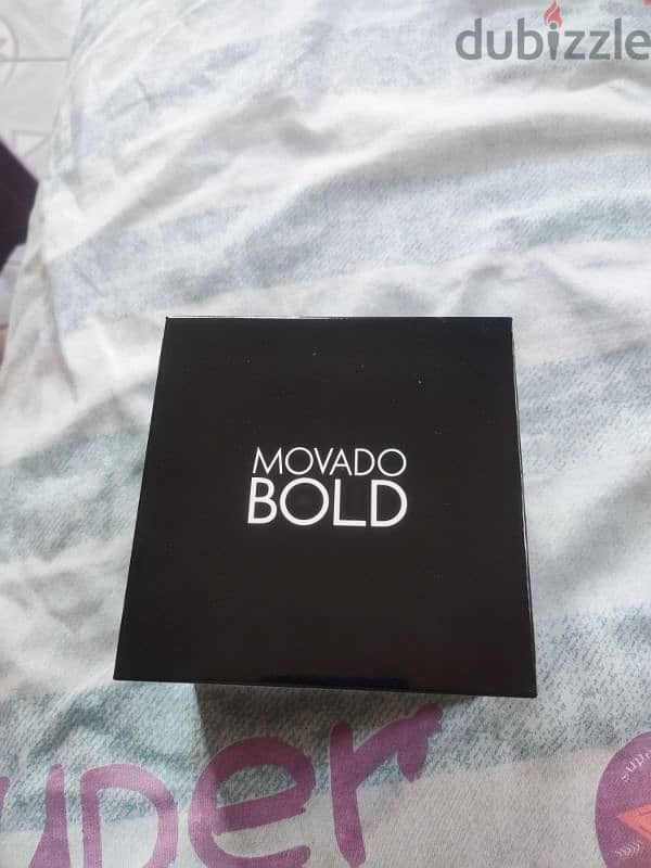 movado bold brown  watch 1