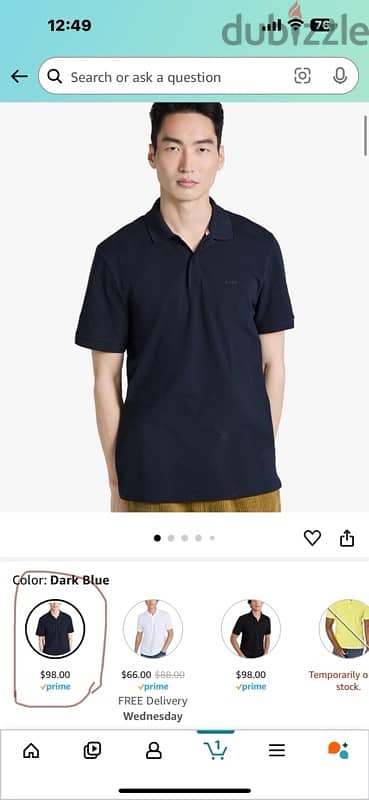 hugo boss polo shirt xl navy 4