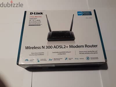 Dlink wireless N300 ADSL2+ DSL-2740U راوتر دي لينك