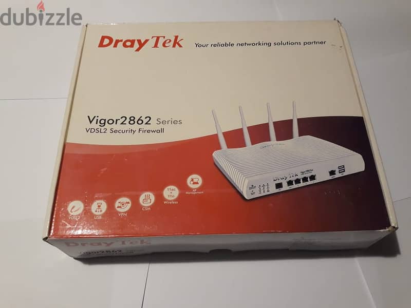 VDSL2+ Business Firewall Vigor2862ac (with 4 possible WAN connections) 0