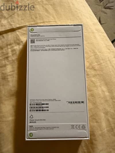 iPhone 16 Pro Max 256 GB desert titanium