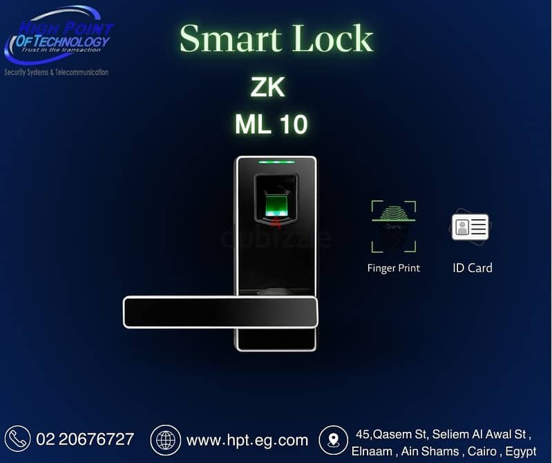 Smart Lock ZK Ml10 للبيع جهاز جديد سمارت لوك افضل سعر 0