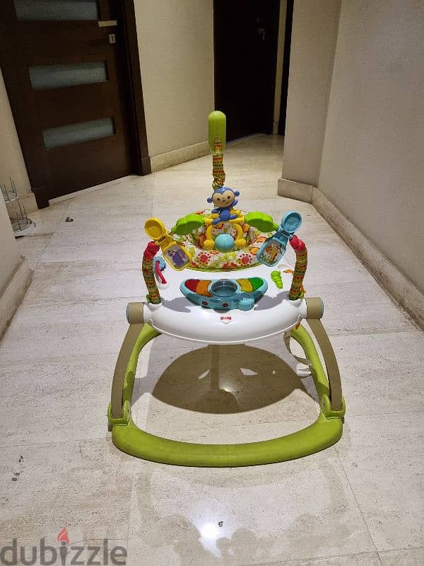 fisher price baby walker, nearly new, مشاية أطفال فيشر بريس 0