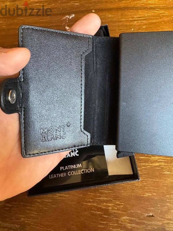 Mont Blanc original wallet ماكينه اوتوماتيك للكروت 5