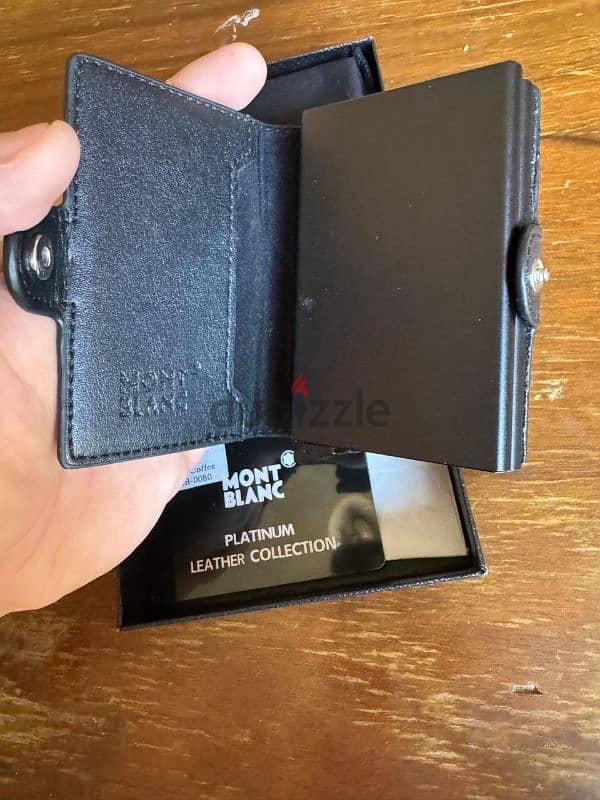 Mont Blanc original wallet ماكينه اوتوماتيك للكروت 6