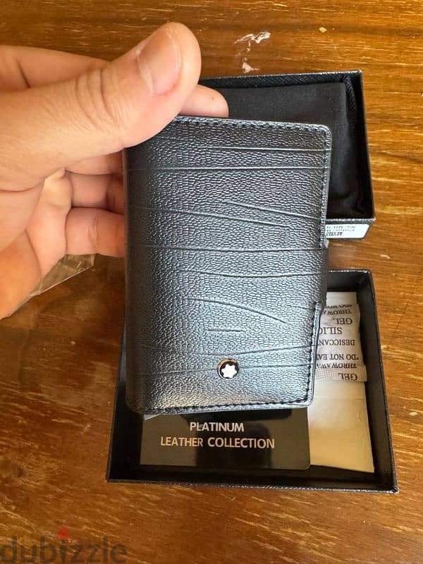 Mont Blanc original wallet ماكينه اوتوماتيك للكروت 9