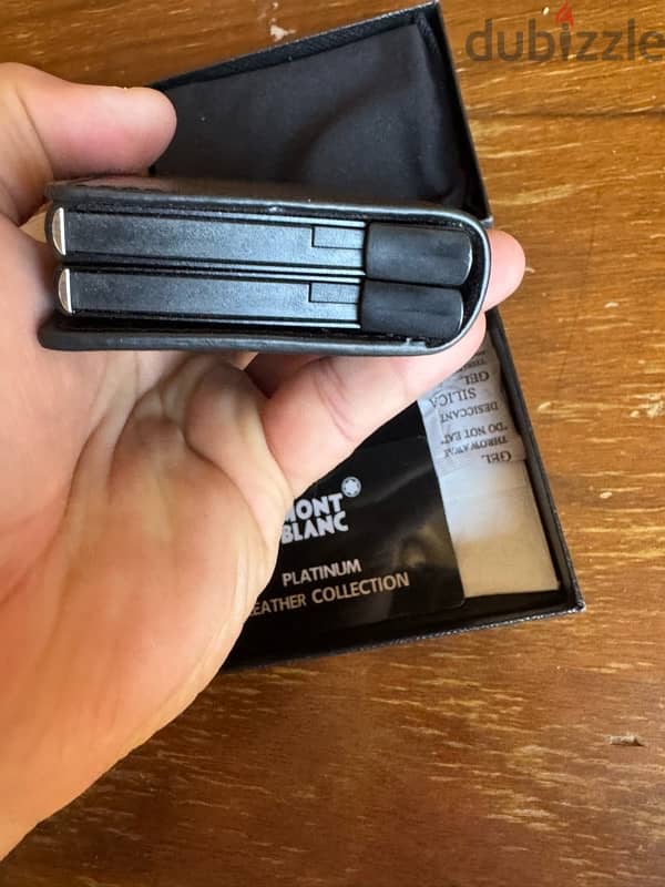 Mont Blanc original wallet ماكينه اوتوماتيك للكروت 5