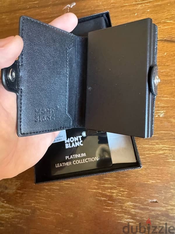 Mont Blanc original wallet ماكينه اوتوماتيك للكروت 6