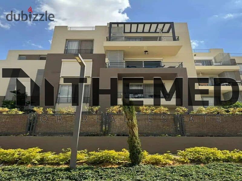 first floor apartment, ready to move, finished with kitchen & AC's, landscape view, for sale apartment in Palm Parks, Palm Hills, next to Hyde Park 0