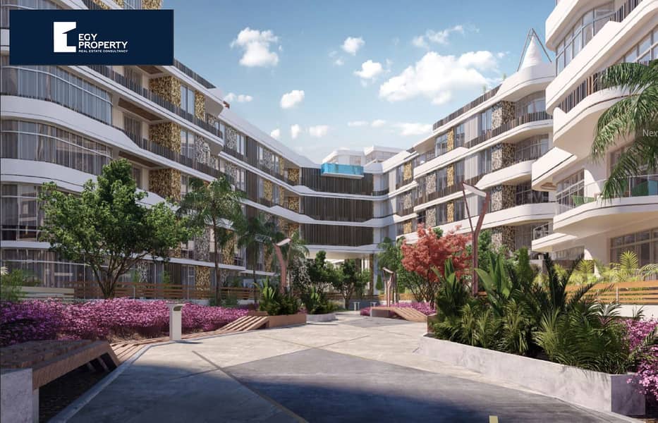 Apartment for sale in compound BloomFields mostakbal city Remaining 300,000 only with installments 5