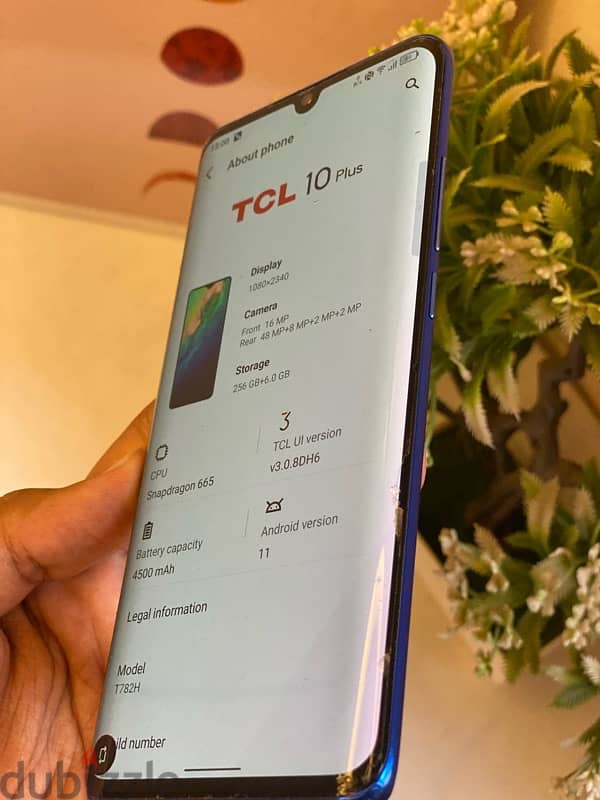 TCL 10 plus 256 4