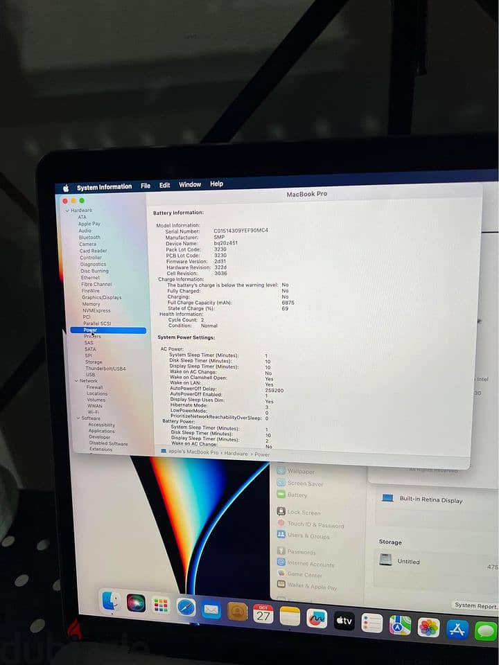 macbook pro 15.4 , 2.9 GHz i7 , 2017 3