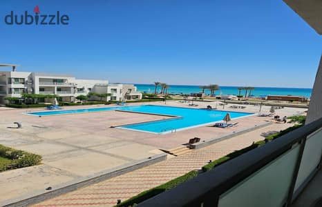 For Sale Double View Sea+Pool Chalet In Aroma Beach - Ain Sokhna