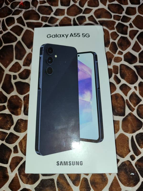 Samsung A55 5g وارد الخارج جديد متبرشم 0