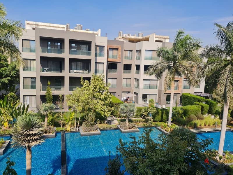 سيلفر بالم (Silver Palm)- شقه للايجار 350م اول سكن - التجمع بجوار Waterway - فيو ع اللاند سكيب مباشرة 0