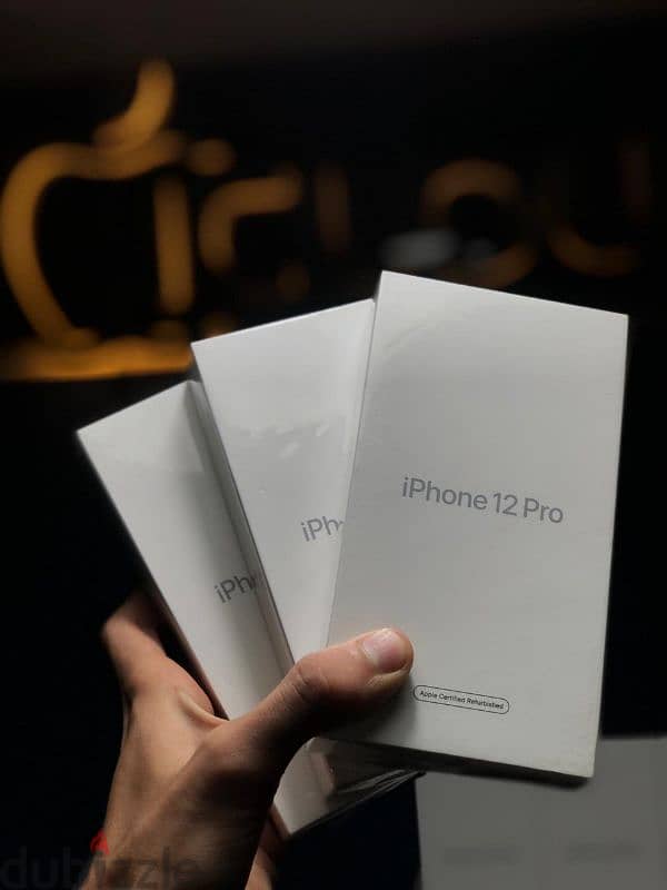 خصومات على iPhone 12 Pro مساحه 256 جديد متبرشم 1