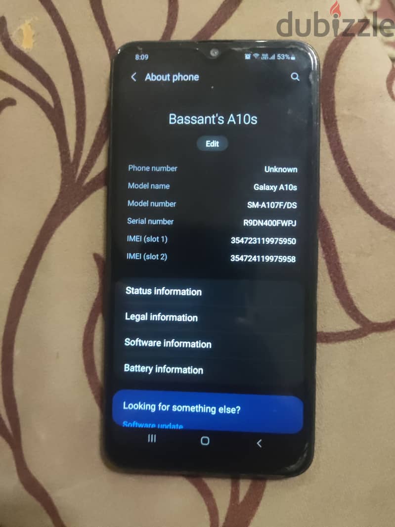 Samsung a10 S 2