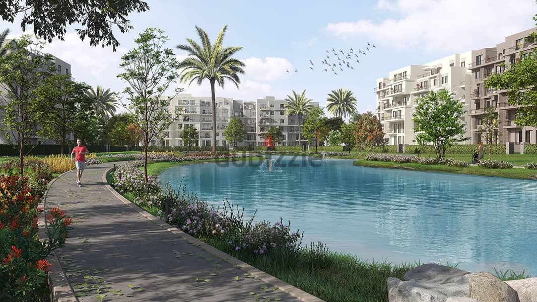 Apartment for sale at Owest lake view شقة للبيع بكمبوند أويست أكتوبر 2