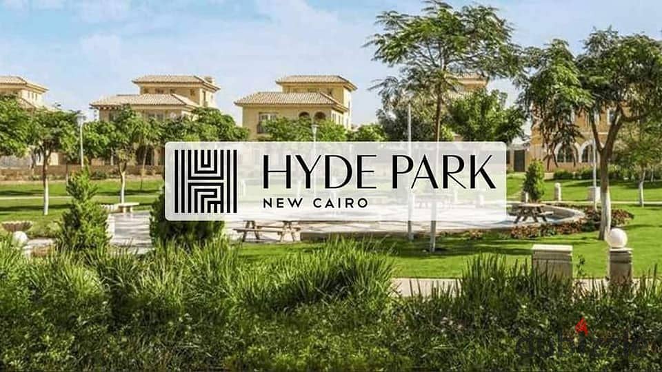 A fully finished villa, ready for immediate delivery, for sale in Hyde Park Compound, Fifth Settlement, with only 10% down payment.   **HYDE PARK** 0