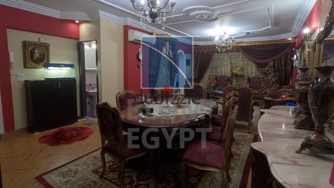 Licensed Flat for sale, 135m Smouha (Hilton Street) at a price of 3,100,000 EGP/cash 10