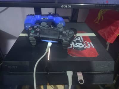 بلاي ستيشن ps4 fat معدل فلاشة استخدام شخصي متبرشم معاه ٤ دراعات اصلي