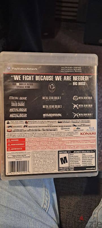 Metal gear solid legacy collection PS3 Perfect condition CIB 1