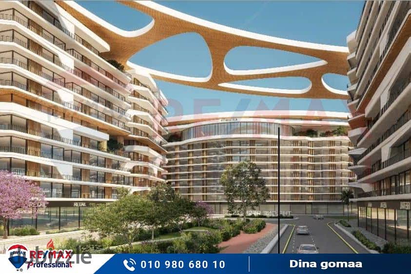 Own your apartment at the first offer price in a compound in the heart of Smouha on the 3 most important axes in Smouha 2