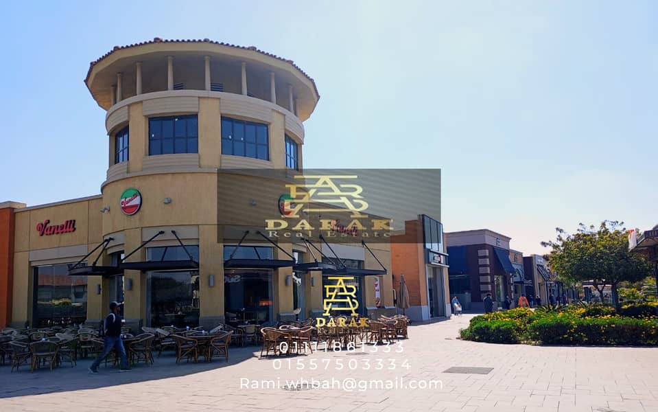 Restaurant for sale in Madinaty Open Air Mall in Foot Cord Shop for sale in Madinaty Shop for sale Open Air Mall Distinctive activity and small area 1