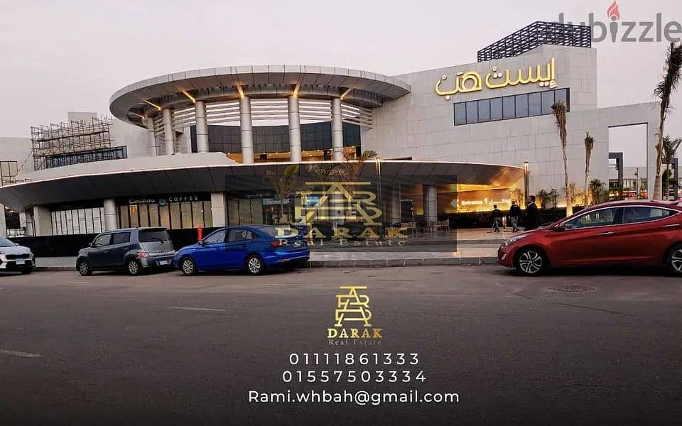 A distinguished clinic for rent in Madinaty, located on the ground floor in East Hub, next to the main entrance, with a panoramic view of the mall's f 0