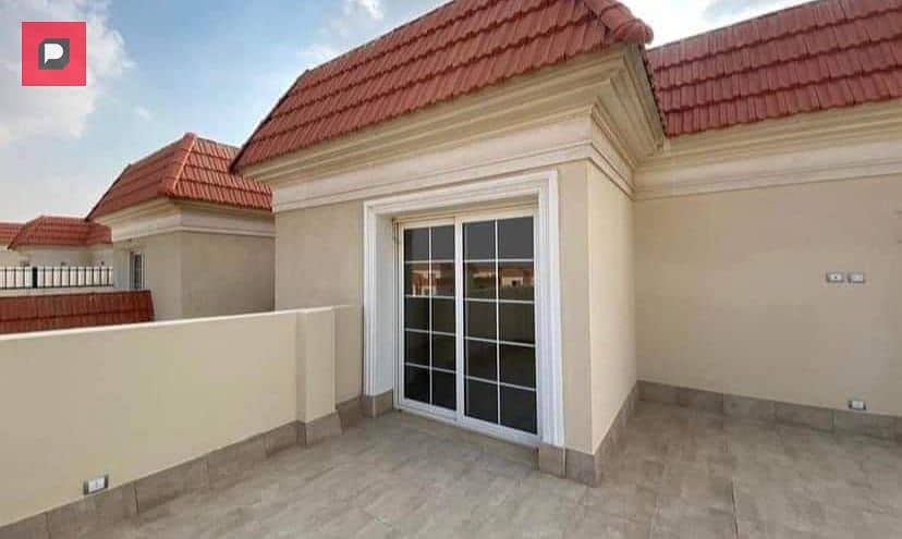 Townhouse villa for sale in New Cairo in Telal East Compound next to Palm Hills and Mountain View, villa phase only, view open to the landscape, 5