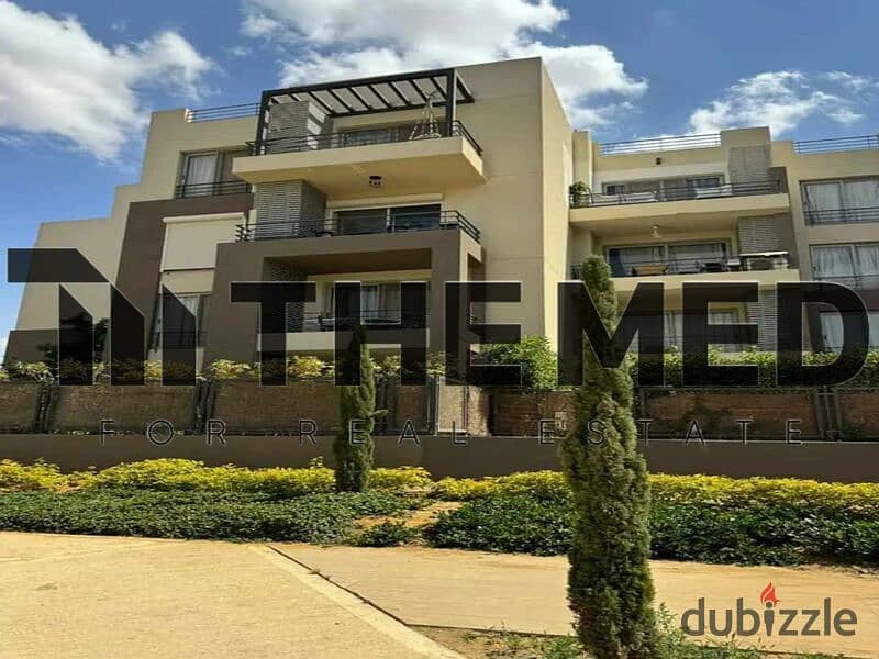 Duplex for sale in Palm Parks by Palm Hills, ready to move in fully finished with kitchen & AC's, in October next to New Giza, Hassan Allam, Hyde Park 1