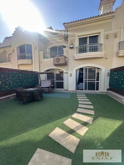 Villa for sale in Compound Patio 5, Ultra Super finishing, sold with kitchen and air conditioners, area (232 m²)