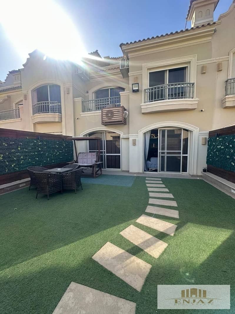 Villa for sale in Compound Patio 5, Ultra Super finishing, sold with kitchen and air conditioners, area (232 m²) 0