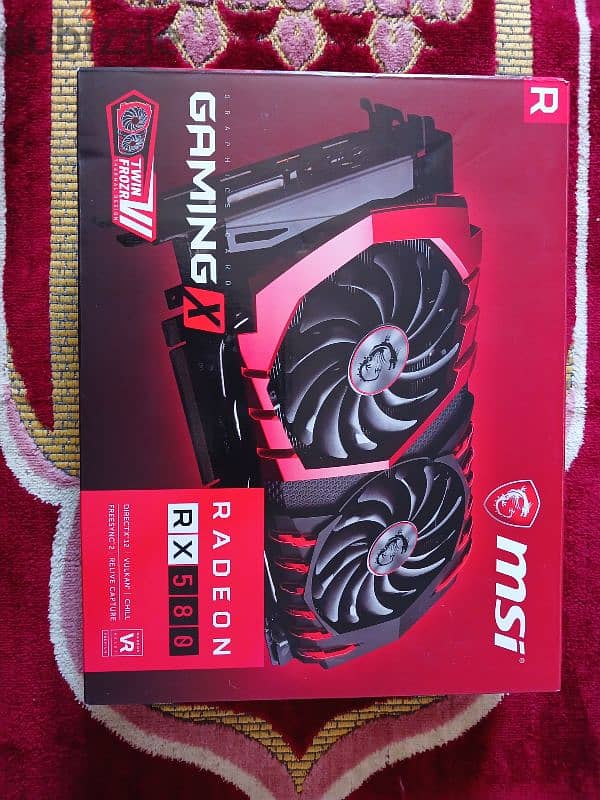 MSI Rx 580 8G استخدام شخصي بحالة جيدة 1