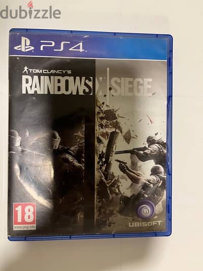 Gtav rainbow six fifa19 and battlfieldv ps4 games