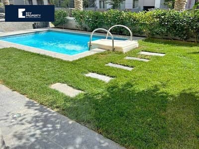 عاين دوبلكس بجاردن + Pool  فى قلب التجمع كمبوند تريو جاردنز بالتقسيط 10 سنوات