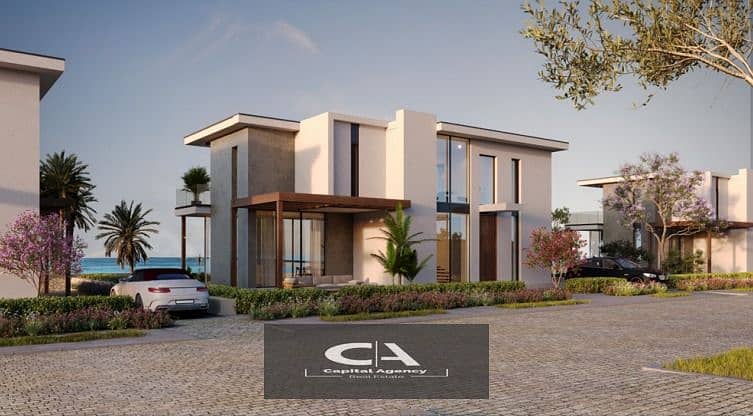 Apartment for sale with a distinctive terrace, with only 5% down payment and fully finished, in Baymount, Ain Sokhna View directly on the sea 30% cash 2