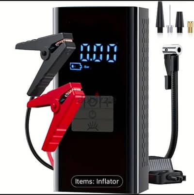 jumpstarter & tyres inflator