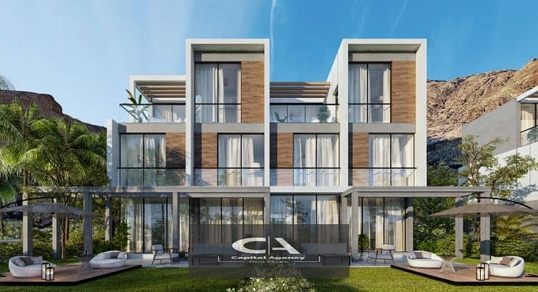 Apartment for sale with terrace, 52 meters, with only 5% down payment and fully finished, in Baymount, Ain Sokhna | View directly on the sea 30% cash 12