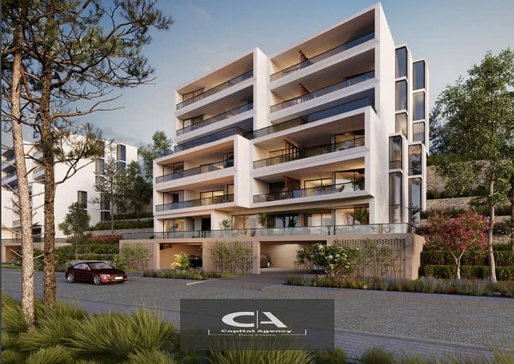 Apartment for sale with terrace, 52 meters, with only 5% down payment and fully finished, in Baymount, Ain Sokhna | View directly on the sea 30% cash 13