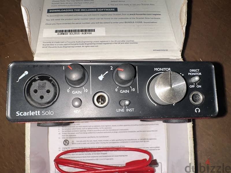 Focusrite Scarlett Solo 2nd Generation 2