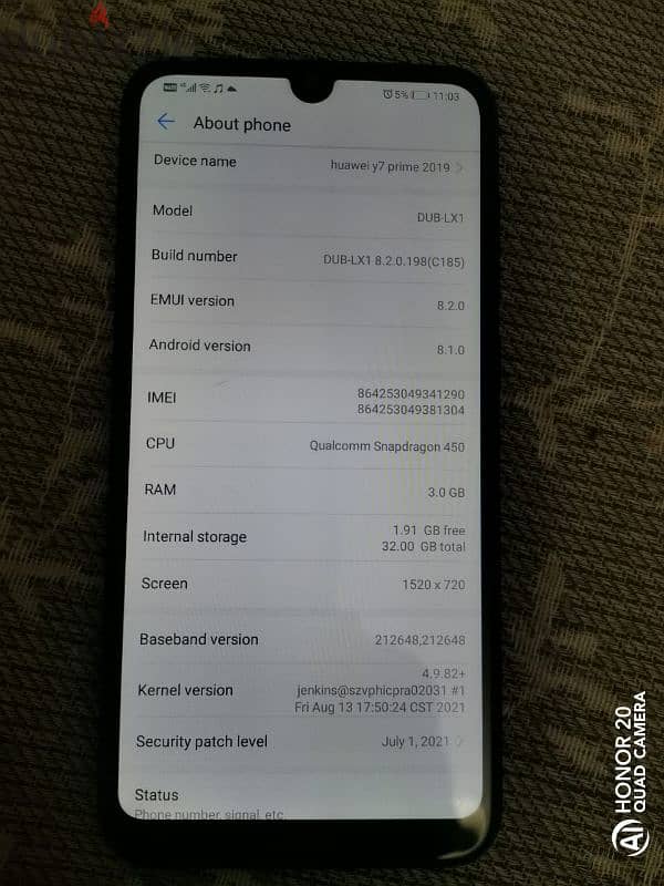 huawei y7 prime 2019 3